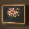 Vaas - Bloemen - Tulpen Light Box met batterij (Wandlamp) middel -z3d_website