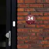 Bordeaux - Blokjes - Klassiek Naambord Rond klein -sfeer1-rond-XS