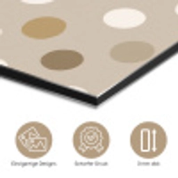 Polka - Dots - Beige aluminium wit klein 46 -closeup_DE