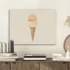 Minimalistisch - Schepijs - Hoorntje - Beige PET vilt klein -sfeer1