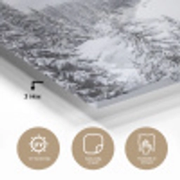 Rivier - Bevroren - Landschap - Winter plexiglas 5mm klein -sfeer2