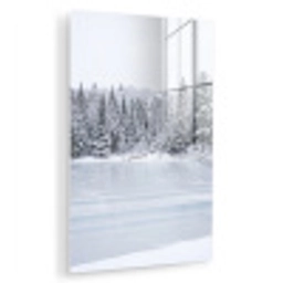 Meer - Dennen - IJs - Winter - Rustgevend plexiglas 5mm klein -zzzproduct_nieuw