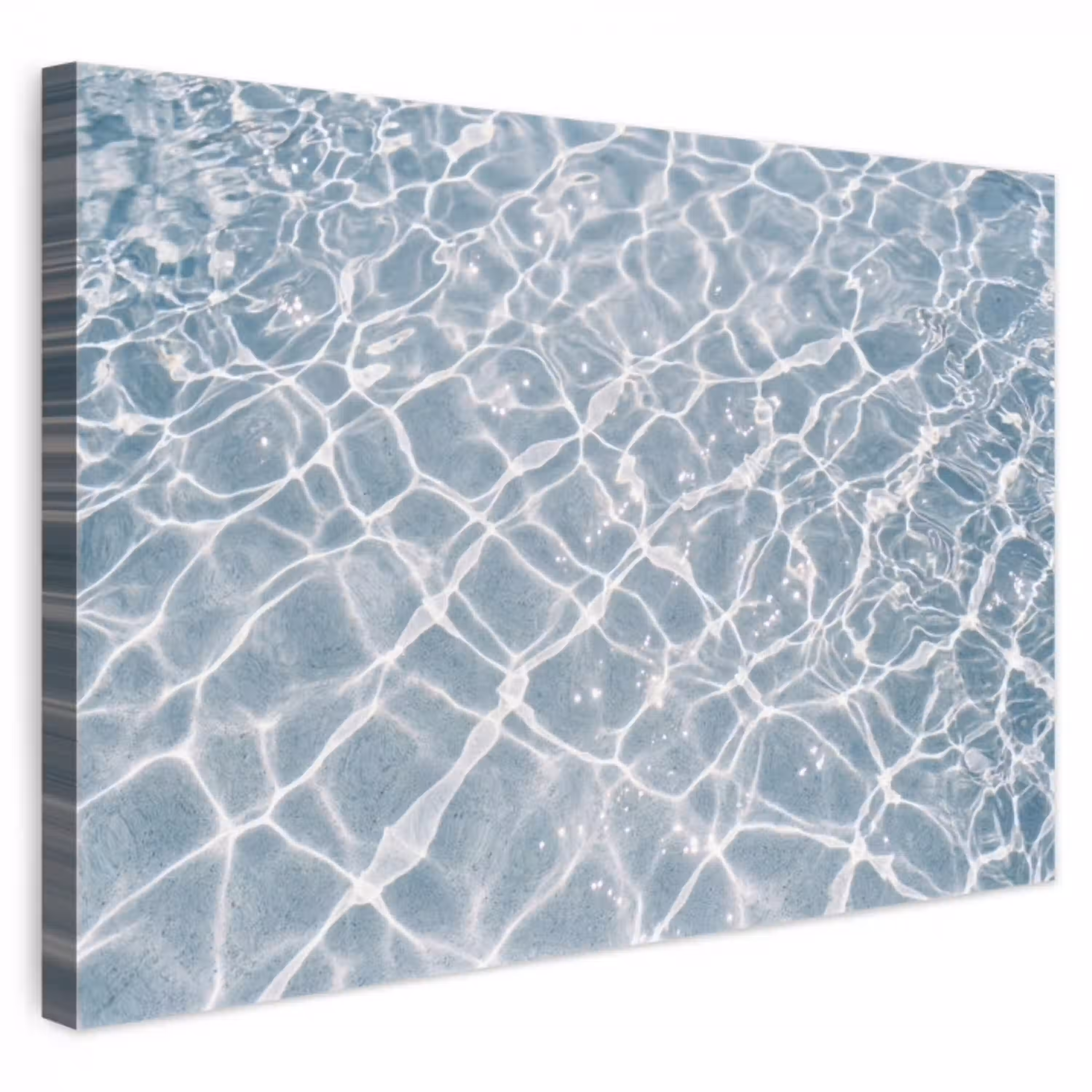 Water - Reflectie - Zonlicht canvas 2cm klein -3d