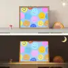 Smileys - Kleurrijk - Grappig Light Box met batterij (Wandlamp kind) middel -sfeer3_kind