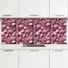 Roze - Glanzende - Stenen keuken achterwand 2 middel 871 -3d