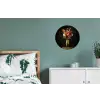 Exotisch - Boeket - Vaas - Goud Wandcirkel aluminium klein -slaapkamer
