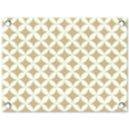Symmetrisch - Motief - Beige tuinposter los doek klein 239 -3d