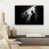 Saxofonisten - Hoeden - Rook - Licht canvas 2cm klein -sfeer6