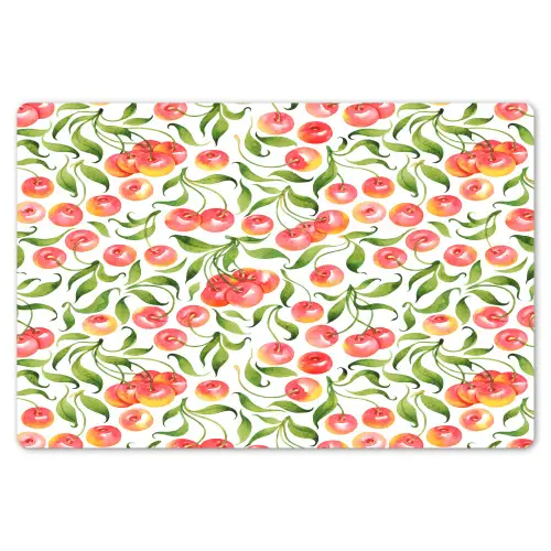Patroon - Kersen - Wit Placemat vinyl groot 368 -zzsfeer1_Kitchenyeah-website