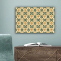 Keramiek - Verweerd - Kleurrijk canvas 2cm klein 34 -sfeer4