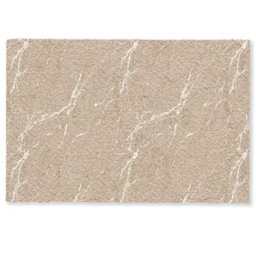 Beige - Marmer - Organisch - Wit Deurmat klein 898 -zkaufland3d