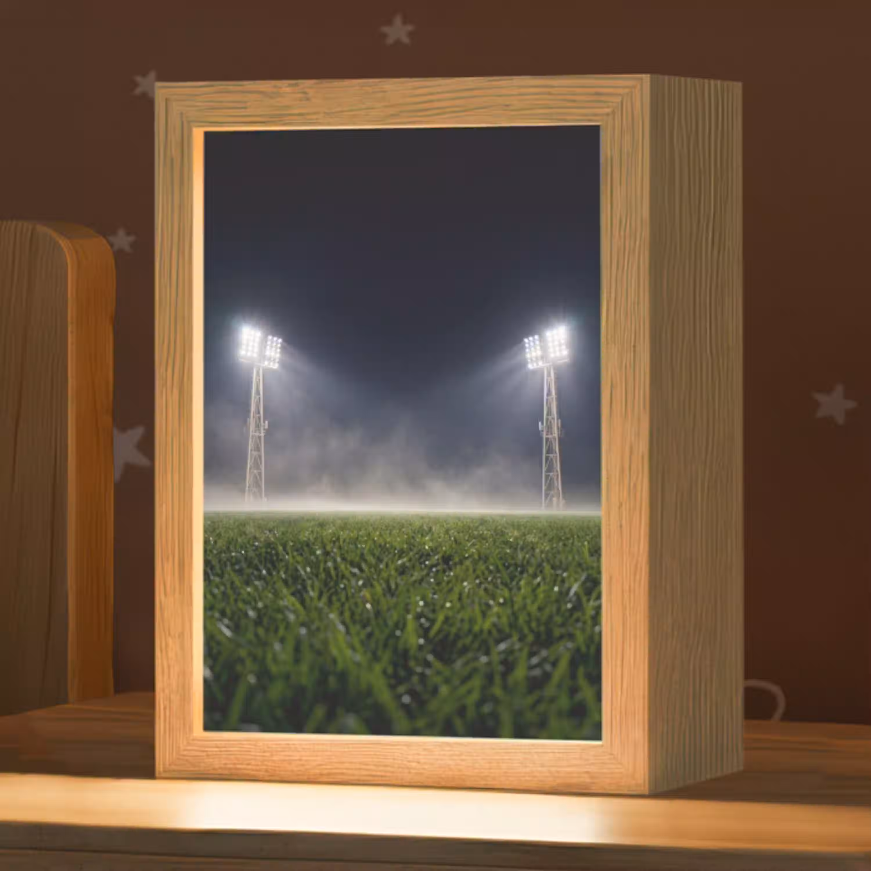 Stadion - Lichtmast - Sport - Nacht Light Box met kabel (Kinderlampje) klein -zzz_3d_website