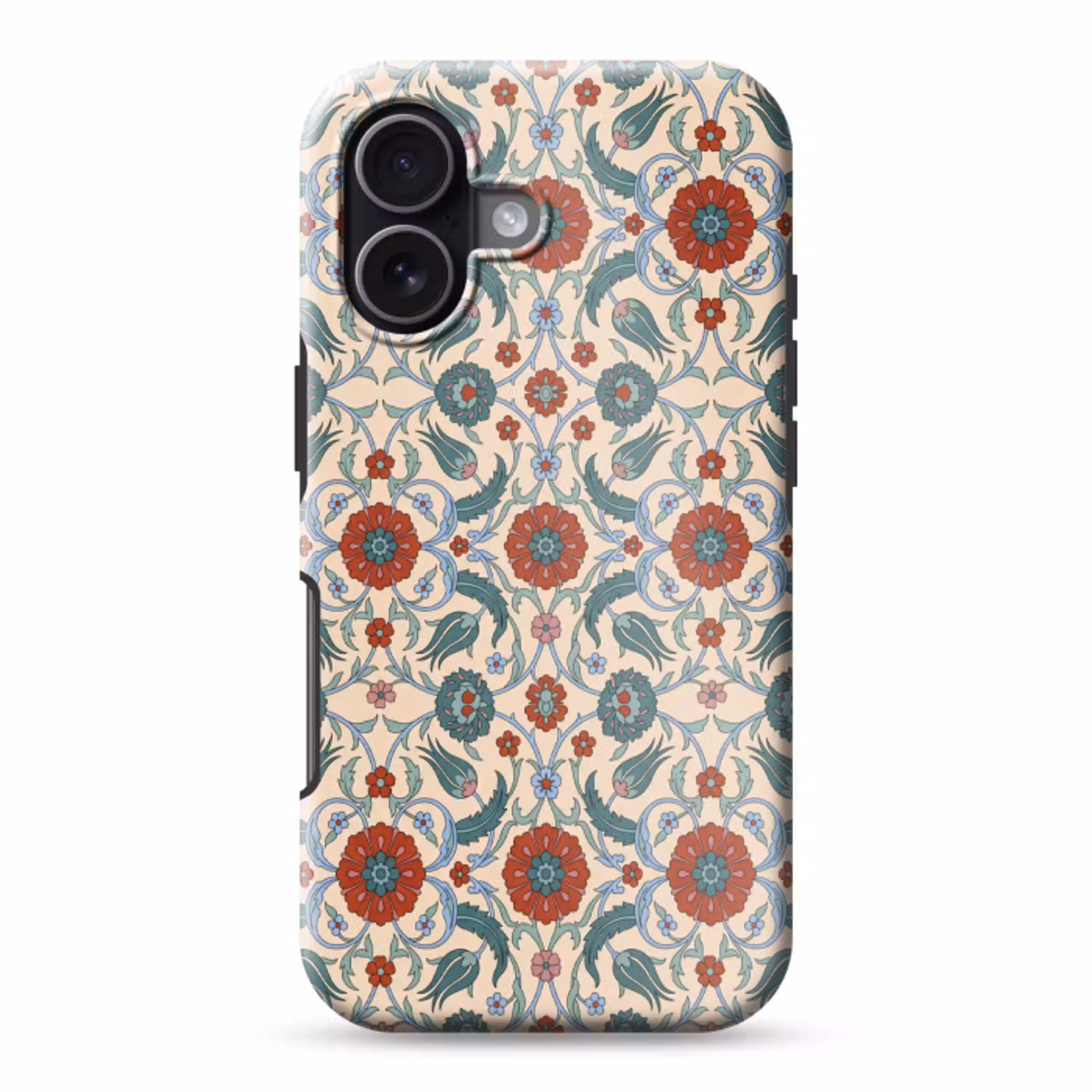 Bloemen - Patroon - Klassiek - Decoratie - Kleurrijk Toughcase MagSafe Apple iPhone 17 klein -3d