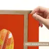 Bladeren - Ovaal - Mozaïek - Patroon Light Box met batterij (Wandlamp) middel -USP_websiteprintNL