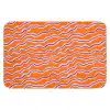 Retro - Golvend - Oranje WCmat klein 1009 -3d