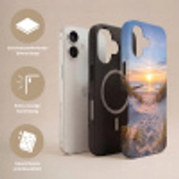 Strand - Zonsondergang - Natuur - Landschap Toughcase MagSafe Apple iPhone 17 klein -USP_Lagen_NL