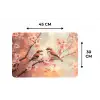 Vogels - Romantic - Bloesemtak Placemat vinyl groot -specs