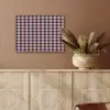 Plaid - Patroon - Roze - Zwart PET vilt klein 837 -sfeer4