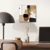 Vlakken - Abstract - Zwart - Strepen aluminium wit klein -sfeer5