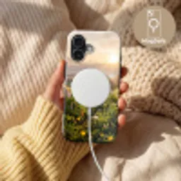 Vlinders - Waterval - Bloemenveld Toughcase MagSafe Apple iPhone 17 klein -USP_MagsafeV