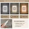 Luiaard - Dieren - Bohemian - Boho Light Box met kabel klein -USP_lichtkleurNL