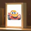 Raceauto - Oranje - Jongens - Kinderen - Auto Light Box met kabel klein -zzz_3d_website