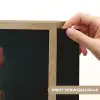 Vrouw - Portret - Kauwgombel Light Box met batterij (Wandlamp) middel -USP_websiteprintNL