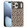 Panterprint - Zwart - Bruin - Dierenprint Telefoonhoesje iPhone 17 Pro Max klein -3d