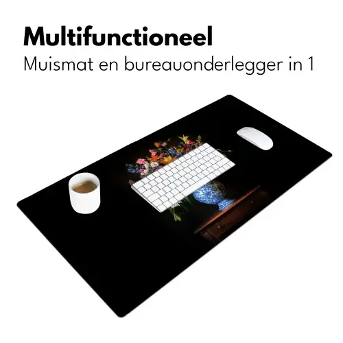 Kleur - Vaas - Bloemen - Boeket Muismat XXL klein -sfeer4