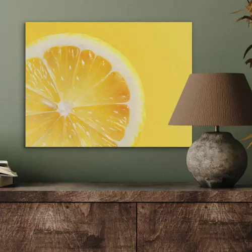 Citroen - Geel - Zonnig PET vilt klein -sfeer2