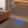 Bubbels - Patroon - Blauw Badmat klein -sfeer2