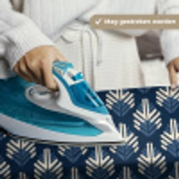 Modern - Patroon - Blauw Wandkleed katoen klein 269 -sfeer9