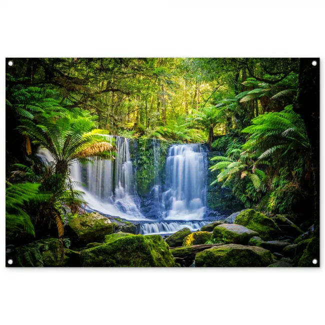 Tuinposter - Jungle - Waterval - Australië - Planten - Natuur