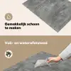 Roest - Beton - Patroon Inductie beschemer met haakjes klein 777 -ky-schoon-nl