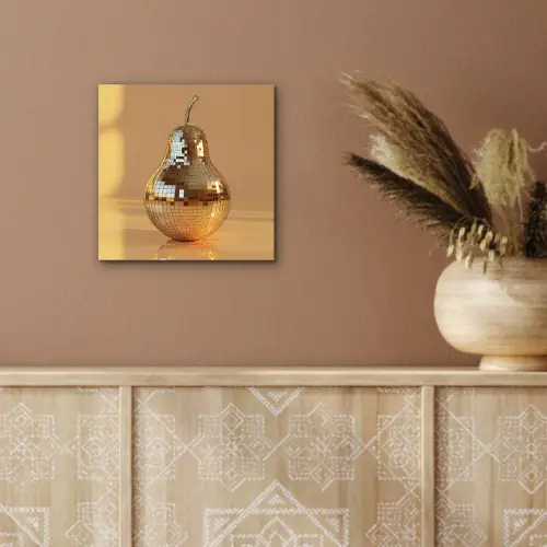 Goud - Disco - Glitter - Peer aluminium wit klein -sfeer4