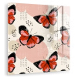 Vlinders - Retro - Kleurrijk plexiglas 5mm klein 11 -zzzproduct_nieuw