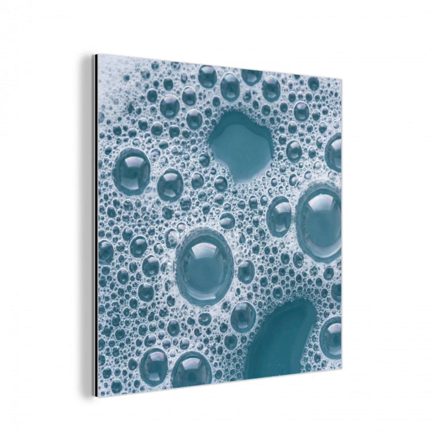 Schuim - Water - Textuur aluminium wit klein -3d
