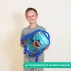 Rif - Koraal - Haai - Dier Kinderrugzak - Blauw middel -sfeer1_NL