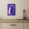 Love - Blauw - Valentijn KitchenYeah - Keuken - Canvas klein -sfeer2