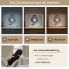 Vrouw - Zwart Wit - Ketting - Zonnebril Light Box met batterij (Wandlamp) middel -USP_lichtkleurNL