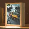 T-Rex - Auto - Regenwoud Light Box met kabel (Kinderlampje) klein -zzz_3d_website