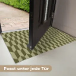 Patroon - Abstract - Groen - Vlakken Deurmat klein -USP_DE