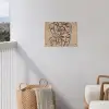 Gezichtenzee - Lijntekening - Abstract tuinposter los doek klein -sfeer8