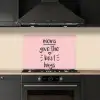 Spreuken - Moms give the best hugs - Quotes - Mama keuken achterwand spatscherm klein -sfeer1