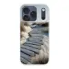 Pad - Planken - Duinen - Gras Telefoonhoesje iPhone 17 Pro klein -3d