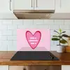 Quote - Moeder - Roze keuken achterwand spatscherm klein -sfeer2