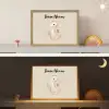 Zeepaardje - Zeewier - Beige Light Box met batterij (Wandlamp kind) middel -sfeer3_kind