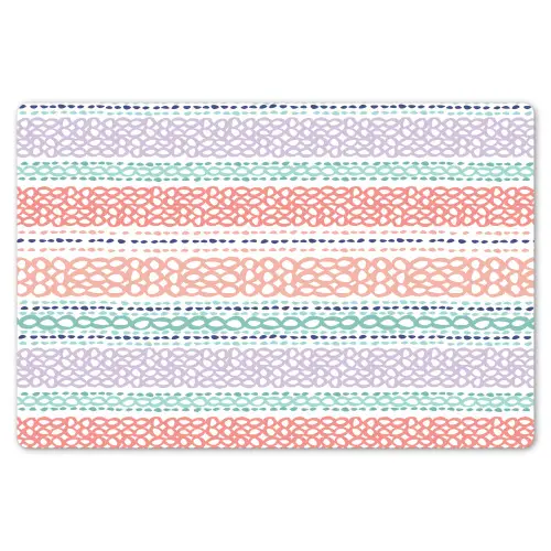 Strepen - Zomer - Kleuren Placemat vinyl groot 368 -zzsfeer1_Kitchenyeah-website