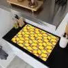 Citroenen - Geel - Stippen - Oranje Inductie beschemer met haakjes klein 777 -sfeer1