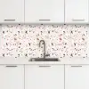 Terrazzo - Patroon - Kleurrijk keuken achterwand 2 middel 871 -3d